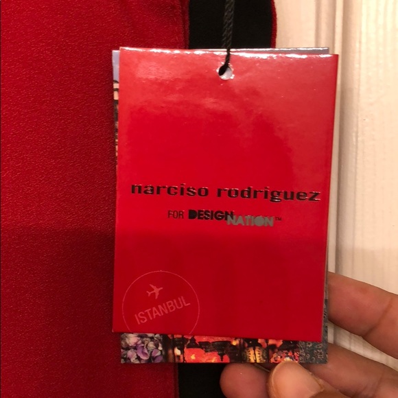 NWT Narcisco Rodriguez for DESIGN NATION Red Pants S16 - Picture 3 of 6